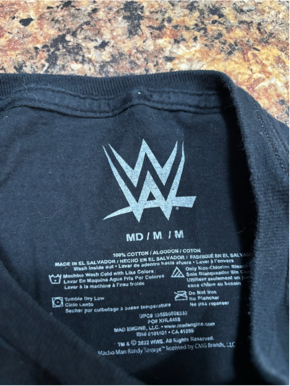 WWE WrestleMania VI Legends Graphic Tee Medium Macho Man - Picture 3 of 6